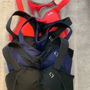 Brooks Juno Moving Comfort Sports Bra bundle 34D